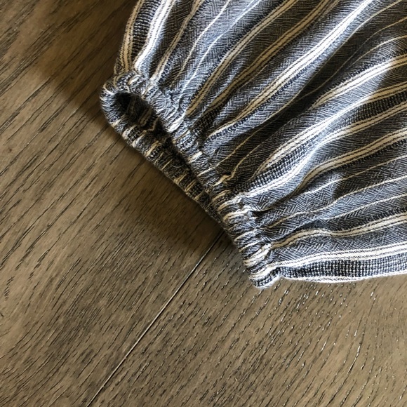 NWOT American Eagle Stripe Tie Front Top - Picture 5 of 9